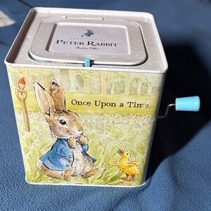 Peter Rabbit Musical Tin Box